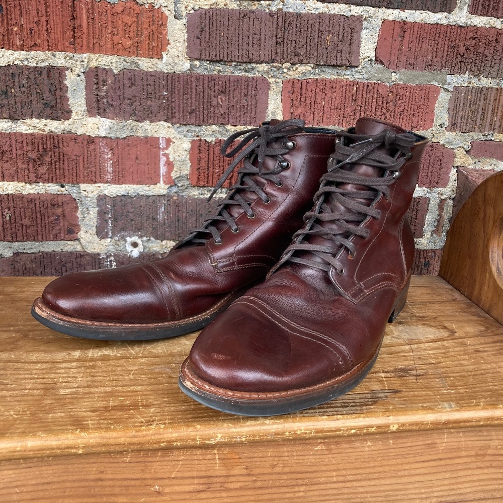 LIKE NEW Thursday Brown Captain Lace-Up Boot